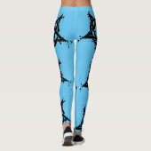 星形五角形デザインレギンス レギンス (裏面)