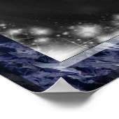 星形五角形プリント ポスター (角)