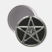 星形五角形マグネットのライフツリー マグネット (正面/裏面)