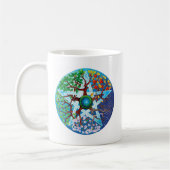 星形五角形季節 コーヒーマグカップ (左)