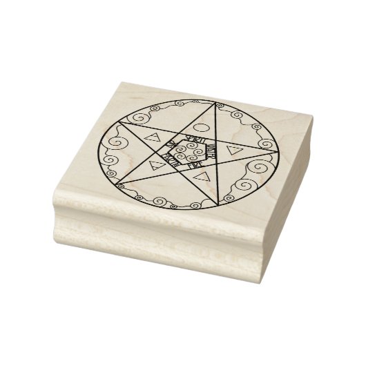 星形五角形記号 ラバースタンプ (スタンプ)