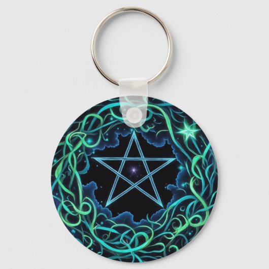 星形五角形4パガン キーホルダー (正面)