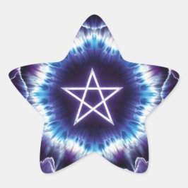 星形五角形4パガン 星シール