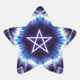 星形五角形4パガン 星シール