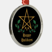 星形五角形 メタルオーナメント (右)