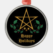 星形五角形 メタルオーナメント (正面)