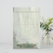 星形五角形、女神の保護下 便箋 (スタンド正面)