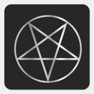 星形五角形 – 悪魔主義の宗教的な象徴 スクエアシール