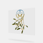 星形五角形(母指付き) アクリルサイン (傾斜)