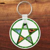 星形五角形(要素あり) キーホルダー (正面)