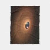 星形成から残ったほこりっぽい材料の円盤 フリースブランケット (正面)