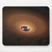 星形成から残ったほこりっぽい材料の円盤 マウスパッド (正面)