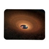 星形成から残ったほこりっぽい材料の円盤 マグネット (横)