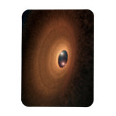 星形成から残ったほこりっぽい材料の円盤 マグネット (縦)