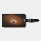 星形成から残ったほこりっぽい材料の円盤 ラゲッジタグ (正面横)