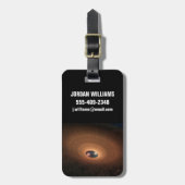 星形成から残ったほこりっぽい材料の円盤 ラゲッジタグ (正面縦)