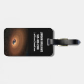 星形成から残ったほこりっぽい材料の円盤 ラゲッジタグ (裏面横)