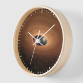 星形成から残ったほこりっぽい材料の円盤 壁時計 (傾斜)