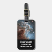 星形成領域Ngc 2174、モンキーヘッド星雲。 ラゲッジタグ (正面縦)