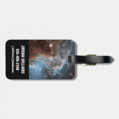 星形成領域Ngc 2174、モンキーヘッド星雲。 ラゲッジタグ (裏面横)