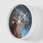 星形成領域Ngc 2174、モンキーヘッド星雲。 壁時計 (傾斜)