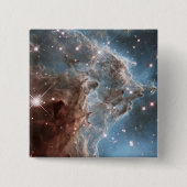 星形成領域Ngc 2174、モンキーヘッド星雲。 缶バッジ (正面)