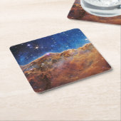 星形成領域Ngc 3324 Carina Nebula. スクエアペーパーコースター (アングル)