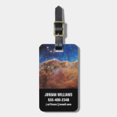 星形成領域Ngc 3324 Carina Nebula. ラゲッジタグ (正面縦)