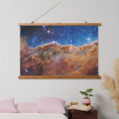 星形成領域Ngc 3324 Carina Nebula. 吊り下げ型タペストリー (寝室)