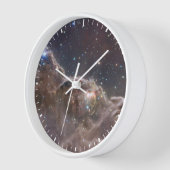 星形成領域Ngc 3324 Carina Nebula. 壁時計 (傾斜)