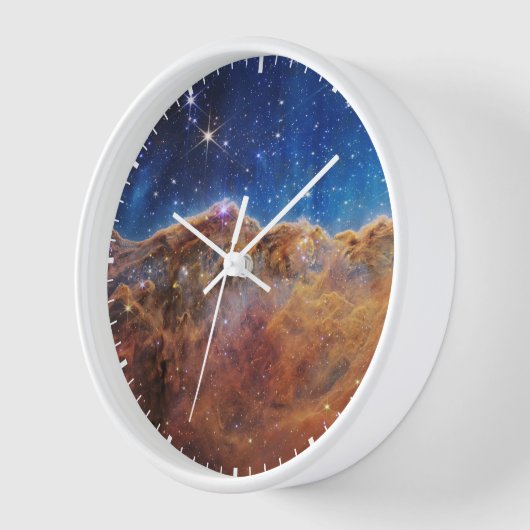 星形成領域Ngc 3324 Carina Nebula. 壁時計 (傾斜)