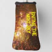 星形成黄色の花火 | ゴルフヘッドカバー (回転90)