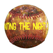 星形成黄色の花火 | 野球ボール (裏面)