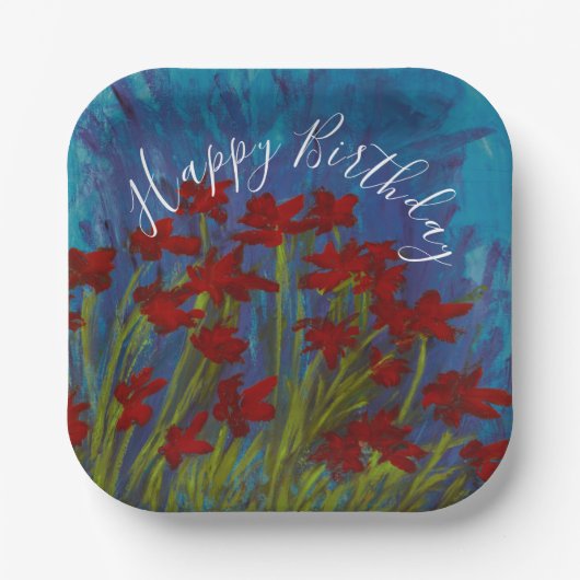 星形気球 ペーパープレート (正面)