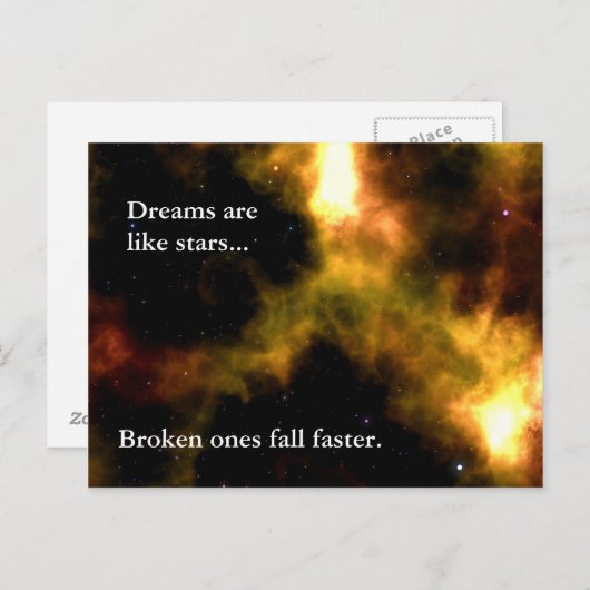 星後を追に夢を見ること ポストカード (正面/裏面)