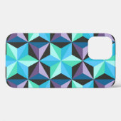 星抽象芸術幾何学的パッチワーク Case-Mate iPhoneケース (裏面 (横))