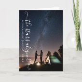 星揃えフォトグリーティングカード カード (正面)