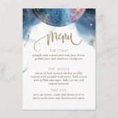 星揃え天空テーマ水彩メニュー メニュー (正面)