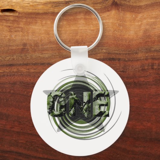 星数値1 キーホルダー (正面)