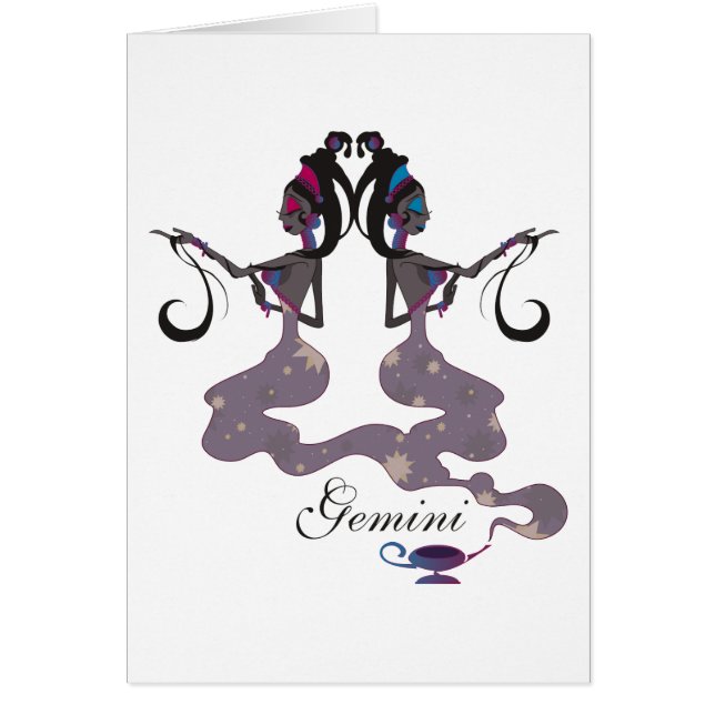 星明かりのジェミニカード (正面)