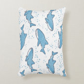 星明かりのジンベイザメ(ライト) アクセントクッション (正面(垂直))