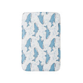 星明かりのジンベイザメ(ライト) バスマット (正面縦)