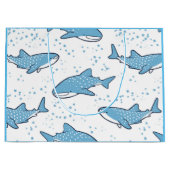 星明かりのジンベイザメ(ライト) ラージペーパーバッグ (正面)