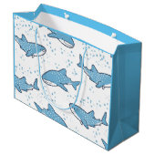 星明かりのジンベイザメ(ライト) ラージペーパーバッグ (裏面アングル)