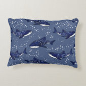 星明かりのジンベイザメ(暗い) アクセントクッション (裏面)