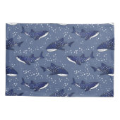 星明かりのジンベイザメ(暗い) 枕カバー (裏面)