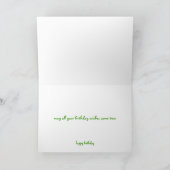 星明かりのピザ カード (内部)