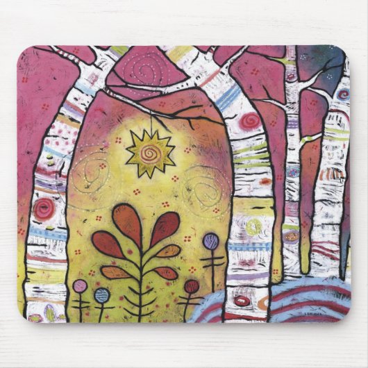 星明かりのマウスパッド- 9.25"に傾斜x 7.75" マウスパッド (正面)