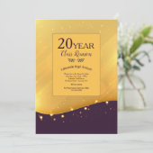 星明かりの同窓会の招待状 招待状 (スタンド正面)