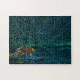 星明かりの夜のWainihaの谷の家 ジグソーパズル